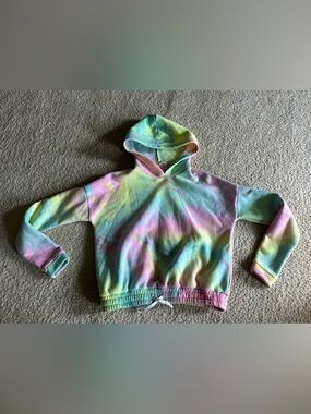 Stellah Viva Tie-Dye Pastel hoodie with drawstring